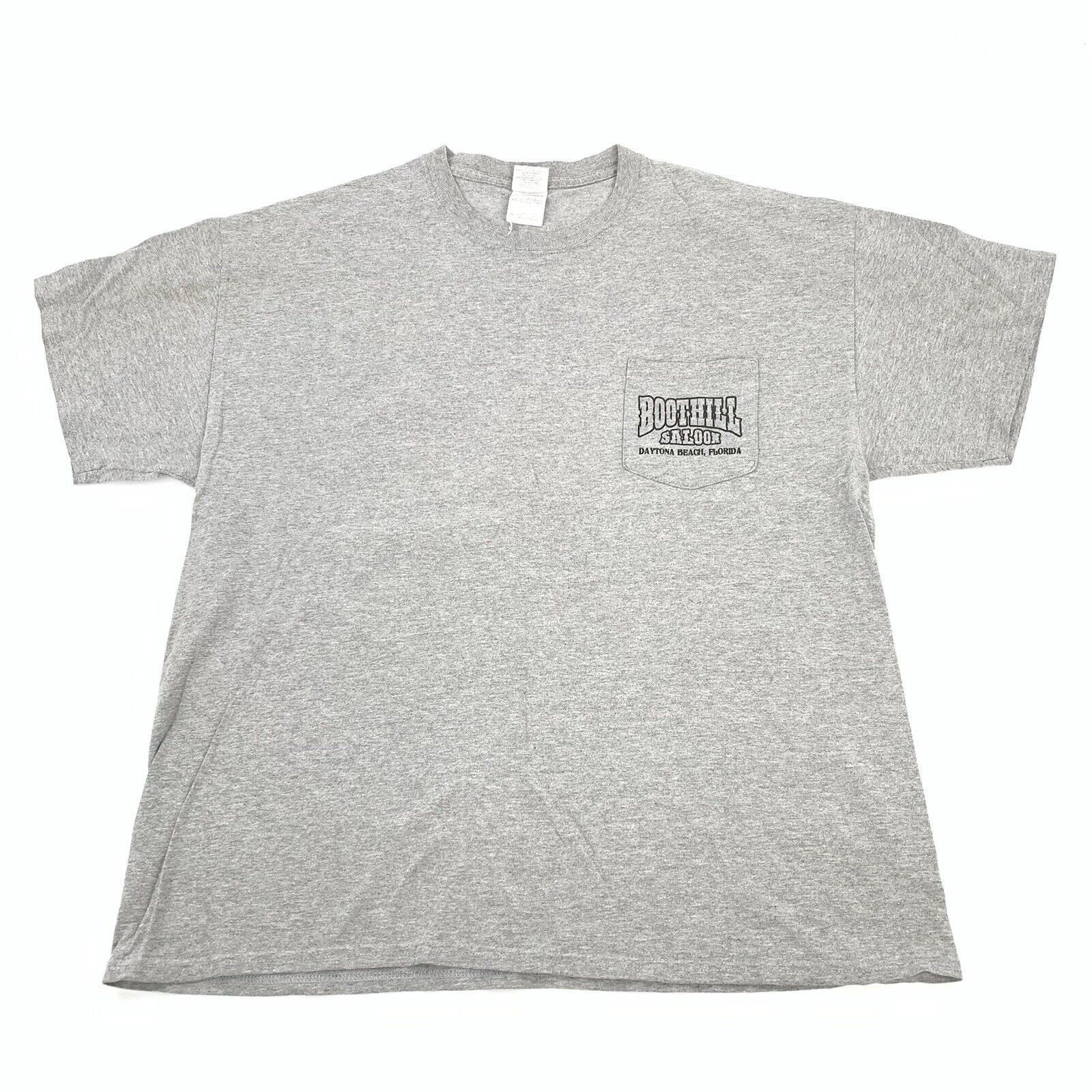 Gildan × Vintage Vintage Boothill Saloon Pin Up Girl Short Sleeve T-Shirt Size US XL / EU 56 / 4 - 1 Thumbnail