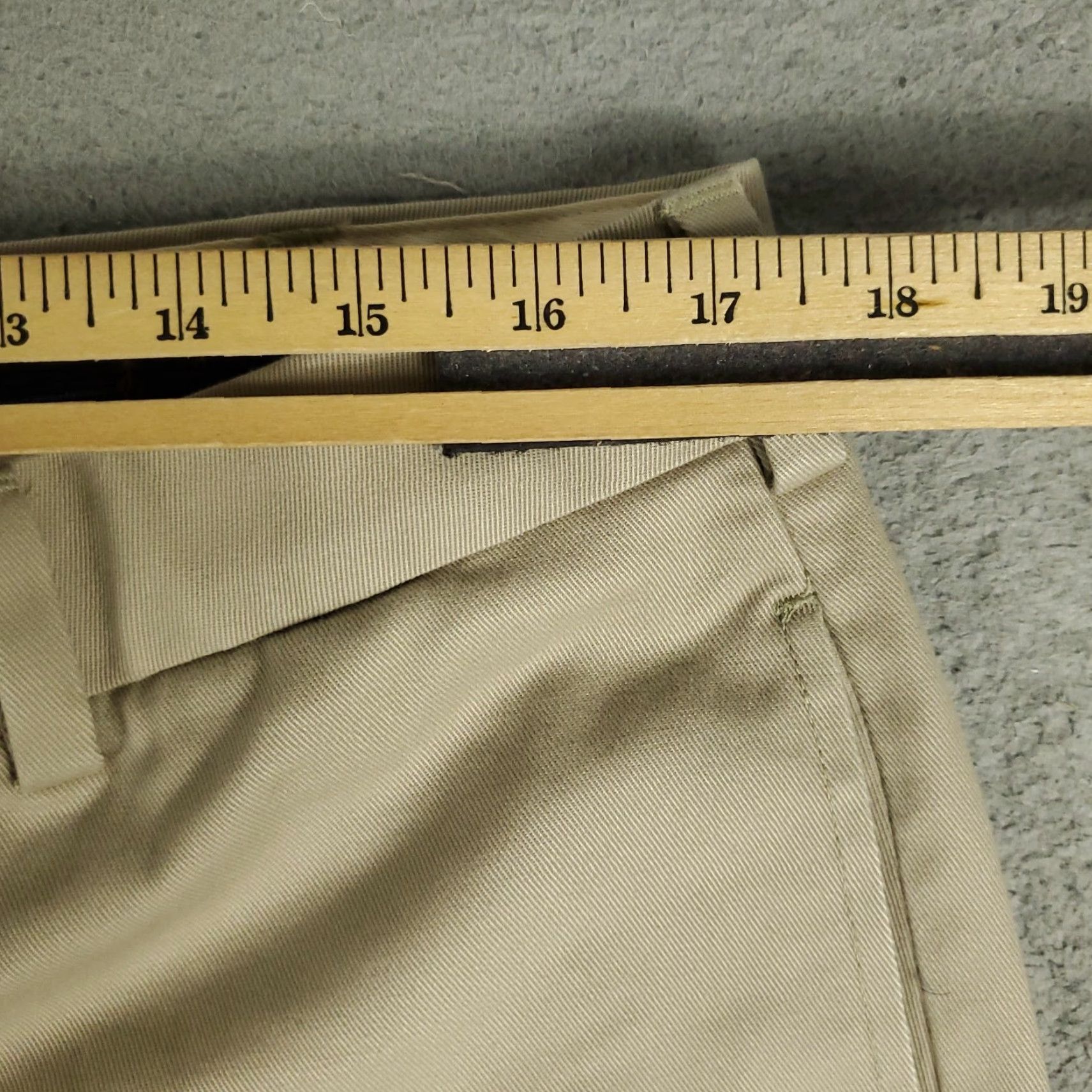 Brooks Brothers Brooks Brothers Pants Mens Size 36x32 Beige Clark Flat Front Chino Trousers Size US 36 / EU 52 - 3 Thumbnail