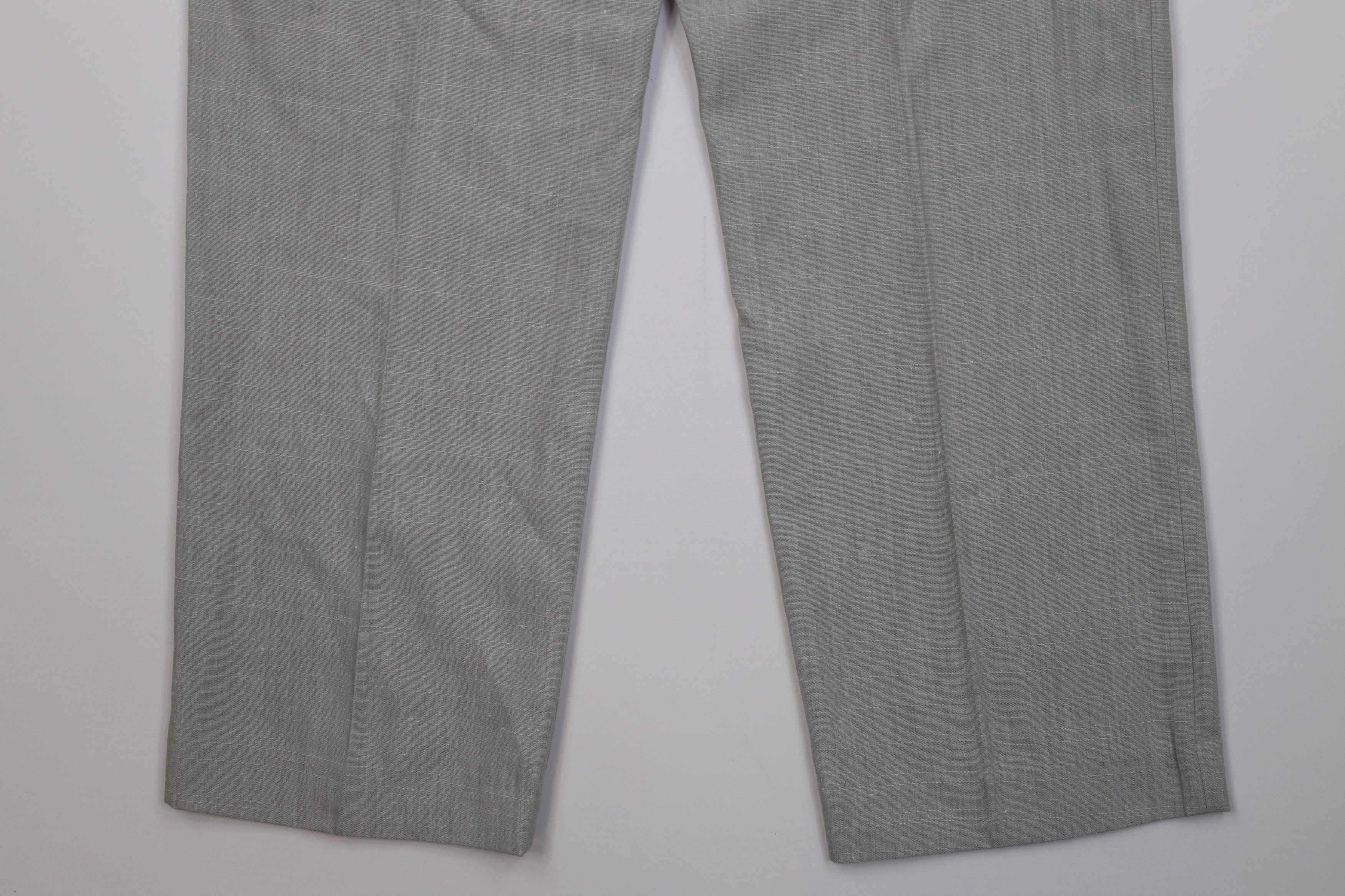 Vintage Vintage 70s Streetwear Rayon Gabardine Blend Wide Leg Pants Size US 34 / EU 50 - 11 Thumbnail