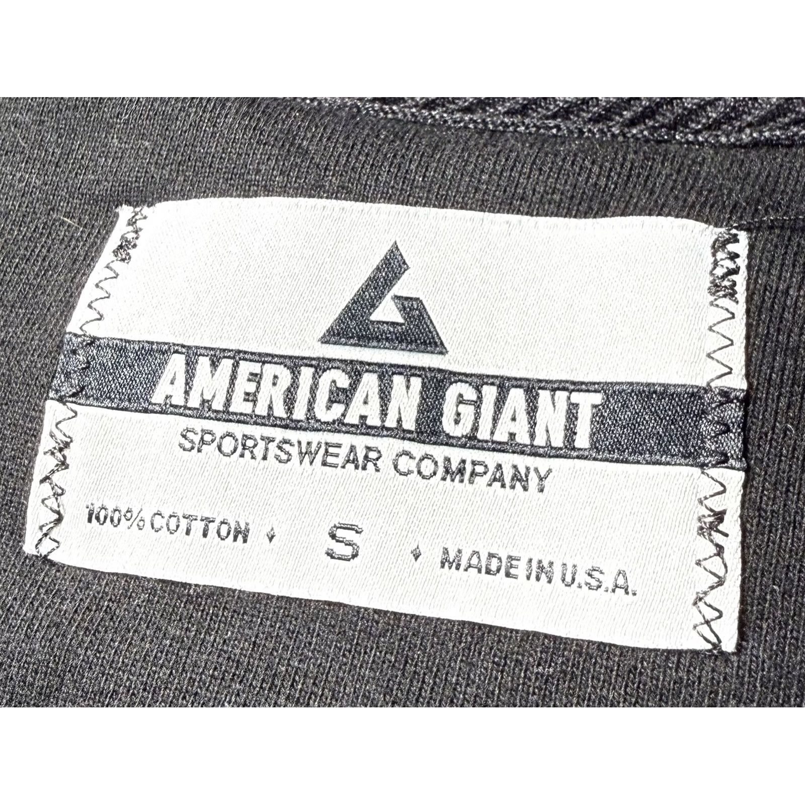 Vintage VINTAGE American Giant Moto Full Zip Sweatshirt Mens S Black Heavyweight Made USA Size US S / EU 44-46 / 1 - 5 Thumbnail