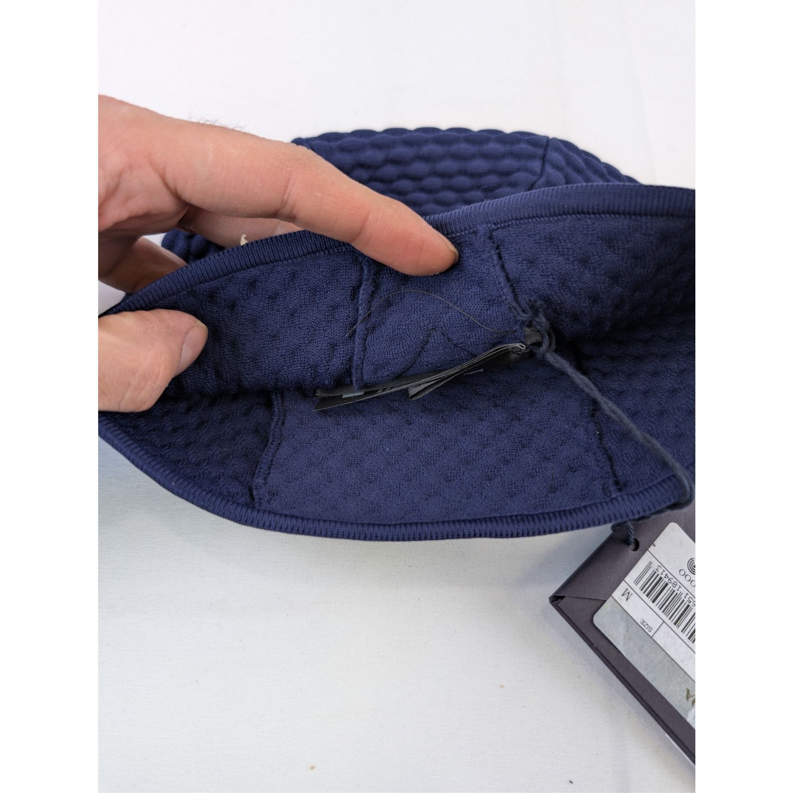 Prada o1rshd1 Size: L / Triangle Knitted Beanie Cap / Hat in Blue Size ONE SIZE - 6 Thumbnail