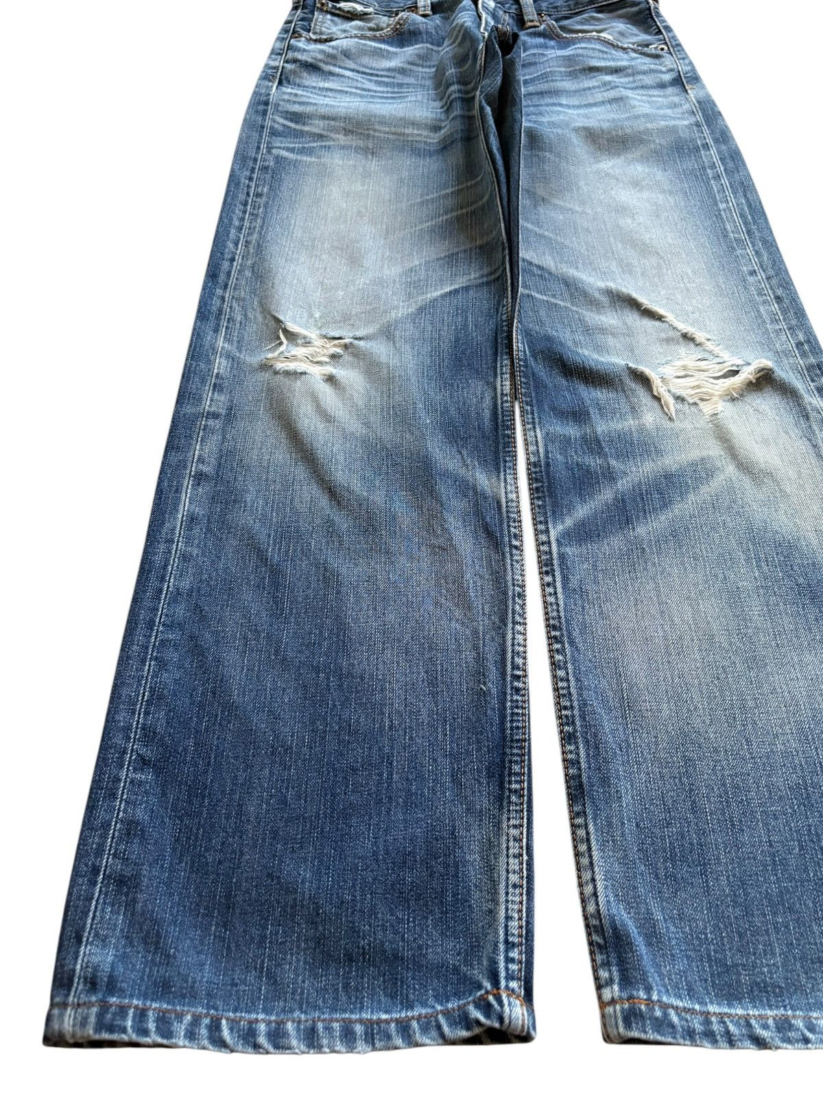 Levi's Vintage 90s Levis 703 Faded Ripped Loose Baggy Jeans Size US 30 / EU 46 - 6 Thumbnail