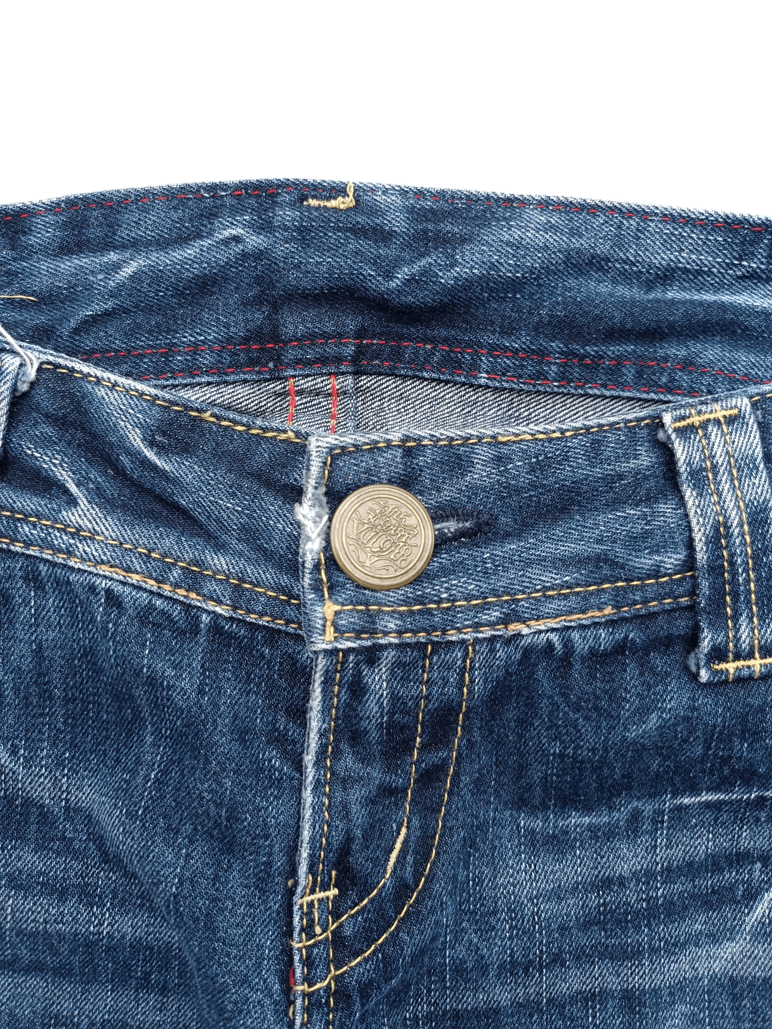 Japanese Brand Japanese Brand Bogart Vulga Whiskers Flare Jeans Size US 32 / EU 48 - 22 Thumbnail