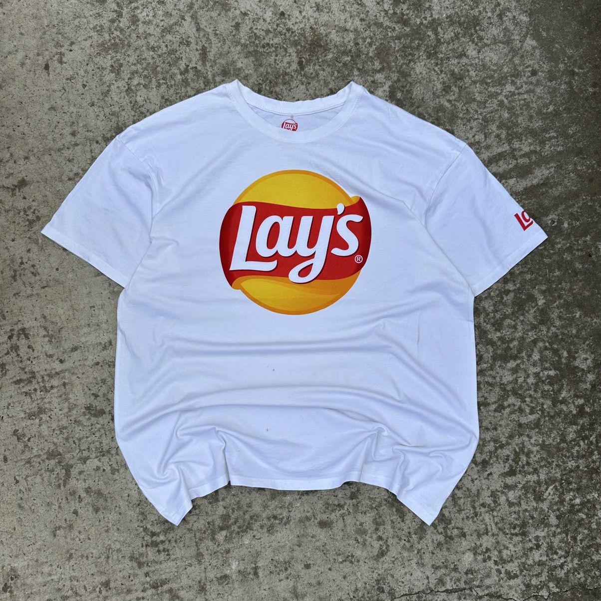 Hope Vintage Japanese Style Adult Lays T-shirts Big Logo Y2K 00s Size US XXL / EU 58 / 5 - 1 Thumbnail