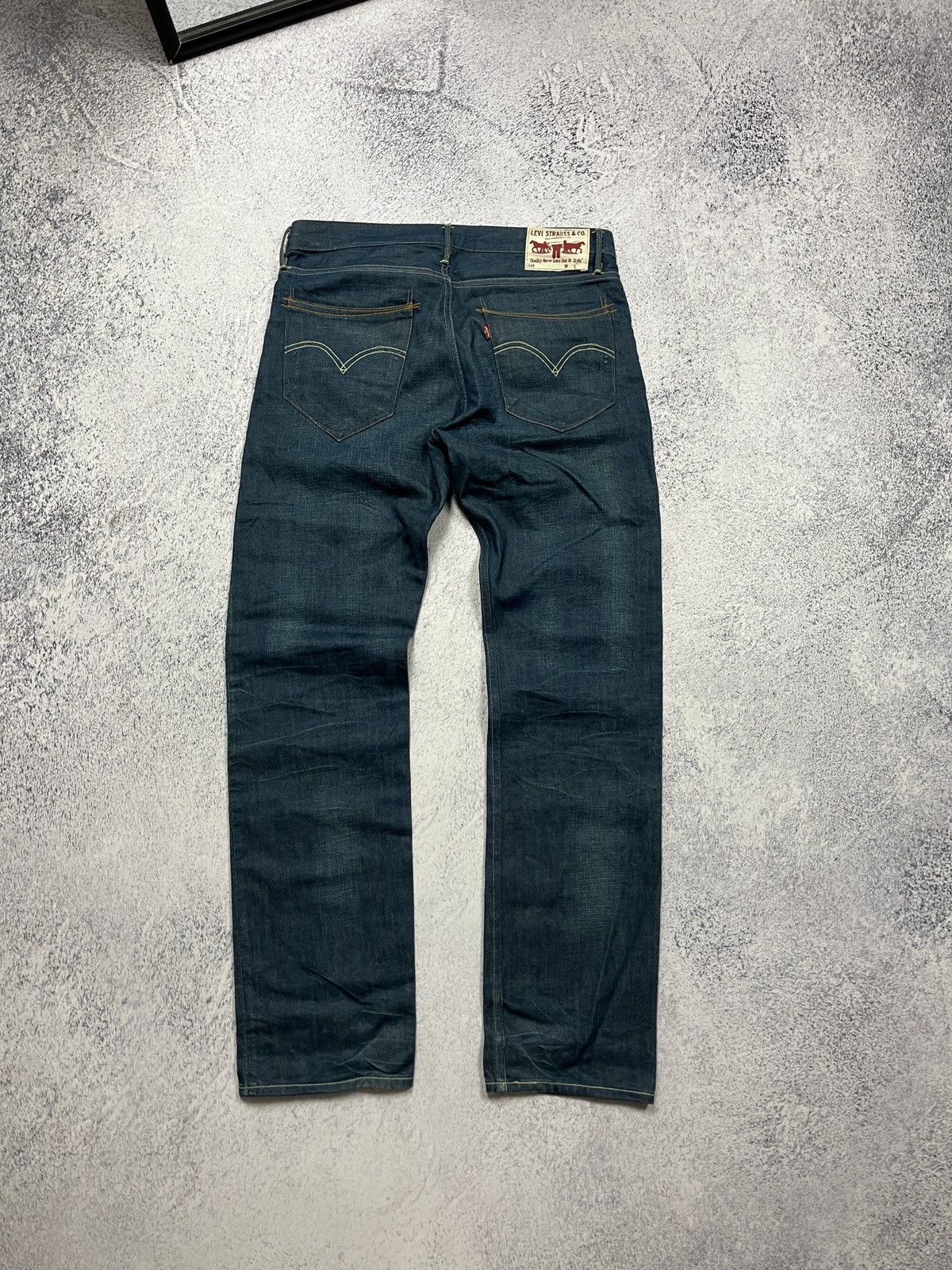 Levi's Levi's Selvedge Jeans Double Horse Label Denim Pants Size US 31 - 1 Thumbnail
