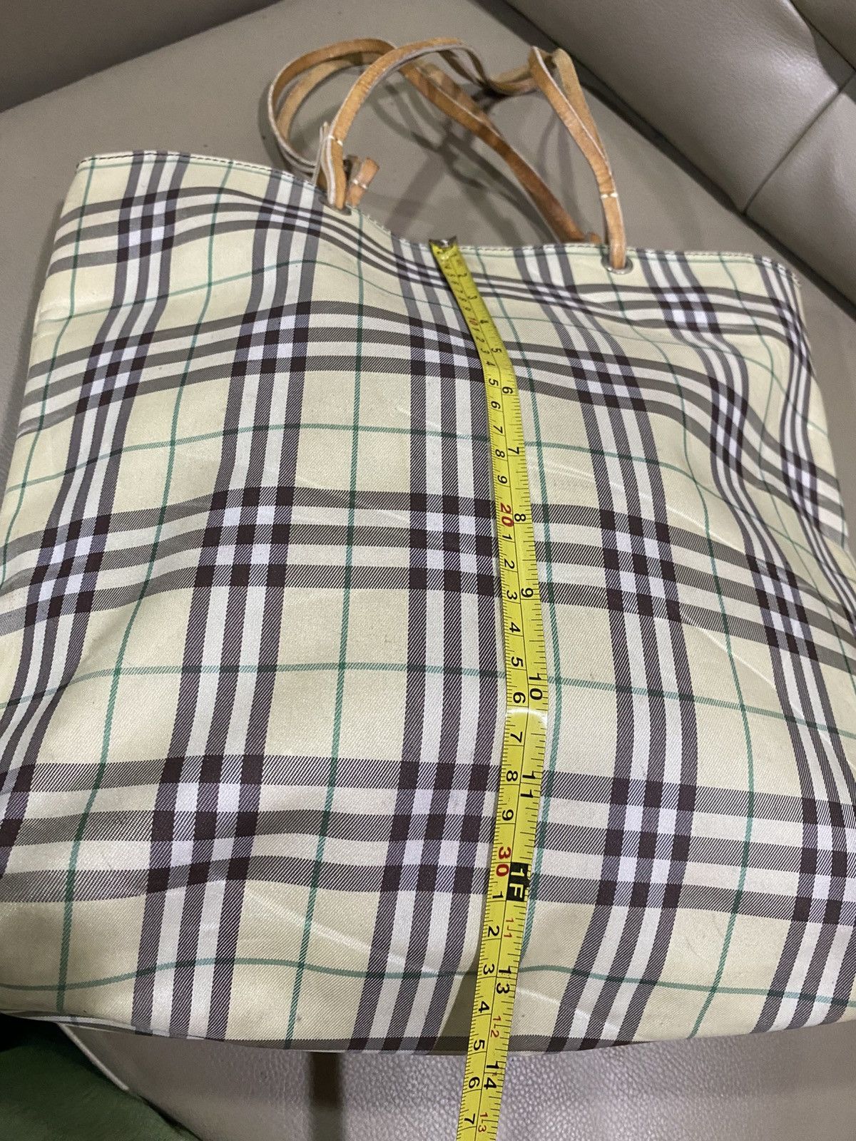 Burberry Authentic Vintage Burberry Nova Check Tote Bag Size ONE SIZE - 9 Thumbnail