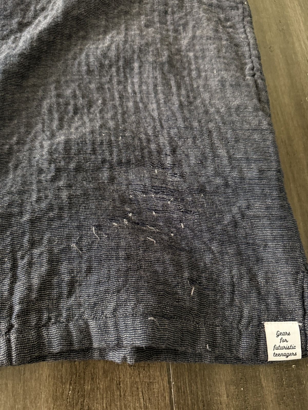 Human Made SS22 Chambray Gauze Aloha Shirt Navy M Size US M / EU 48-50 / 2 - 6 Thumbnail