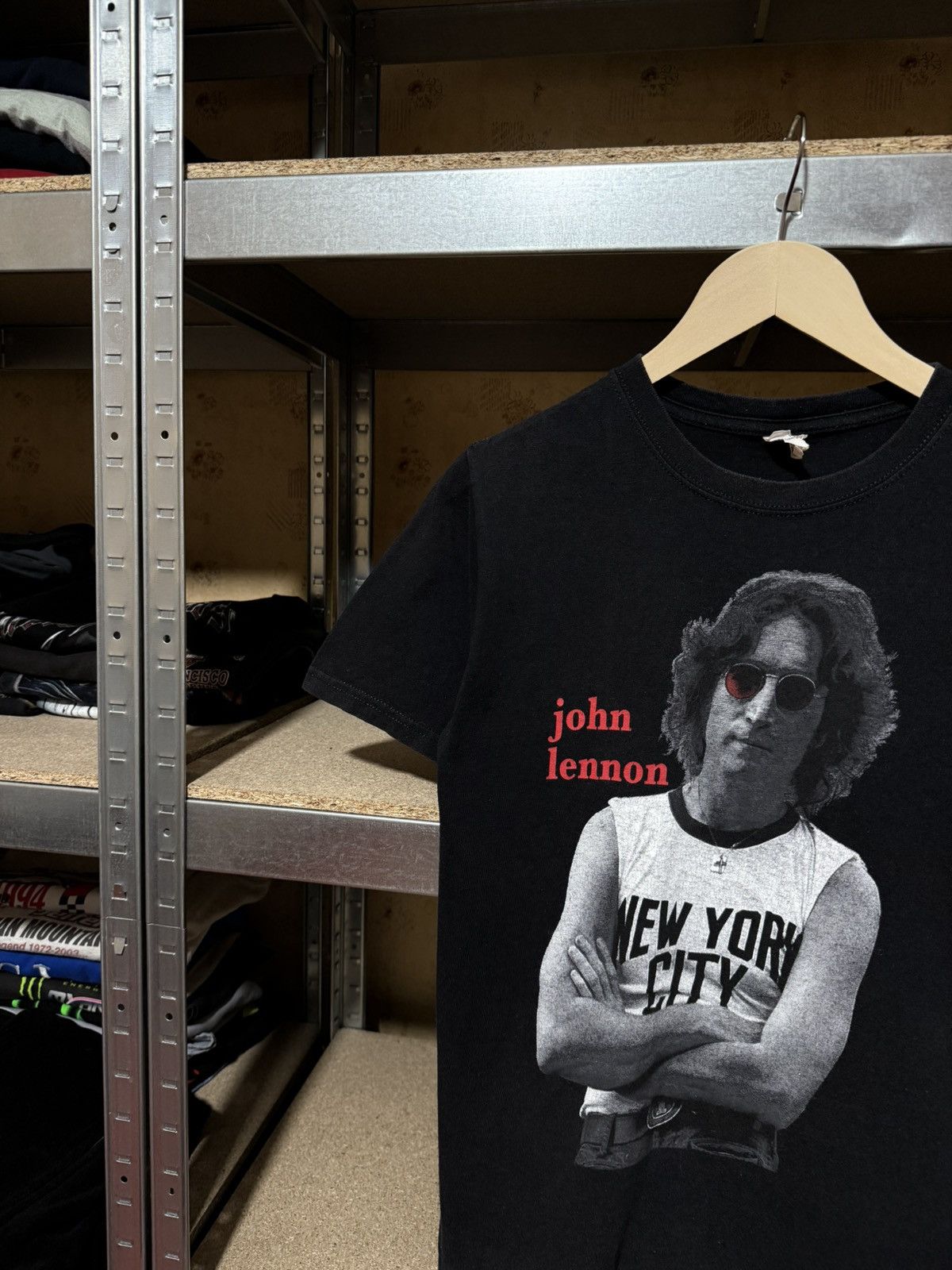 Band Tees × Vintage Vintage 90’s John Lennon The Beatles New York City T-Shirt Size US S / EU 44-46 / 1 - 3 Thumbnail
