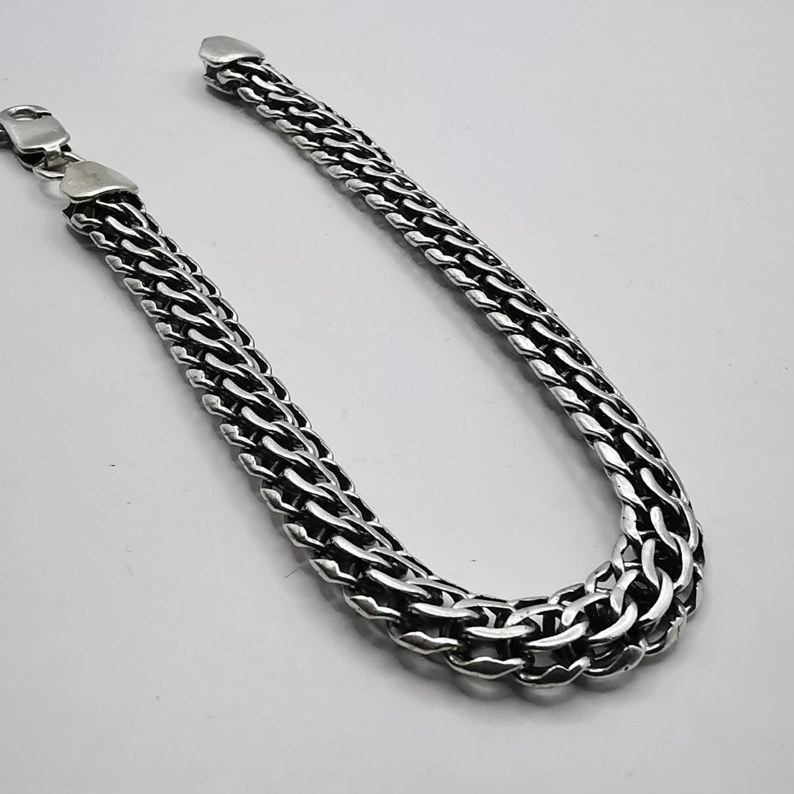 Vintage Vintage Bracelet Jewelry,925 Sterling Silver,Handmade 23,75g Size ONE SIZE - 4 Thumbnail
