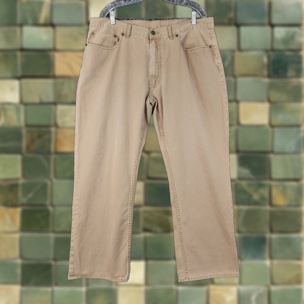Polo Ralph Lauren Polo Ralph Lauren Chino Pants Mens Brown Straight 38x29 Cotton Size US M / EU 48-50 / 2 - 1 Thumbnail