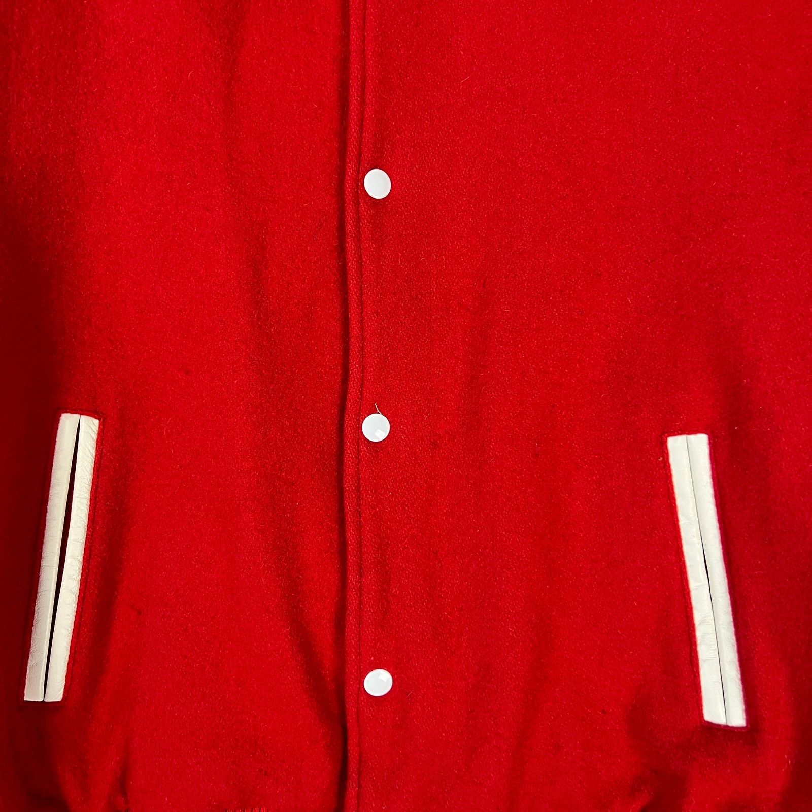 Vintage VTG 90s Blank Jacket Medium Outdoor Varsity Leather Bomber Size US M / EU 48-50 / 2 - 3 Thumbnail