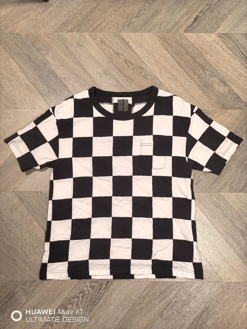 visvim 19SS ICT JUMBO TEE CHECK CHECKBOARD short sleeves 25
