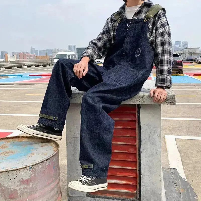 Japanese Brand Y2k Bib Jeans Size US 32 / EU 48 - 2 Thumbnail