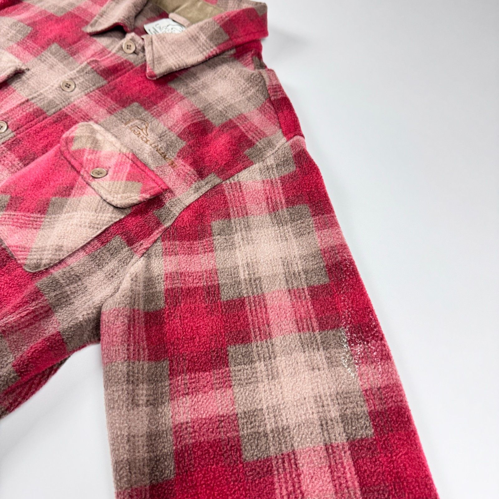 Orvis Ducks Unlimited Fleece L Plaid Hunting Shacket Workwear Size US L / EU 52-54 / 3 - 6 Thumbnail