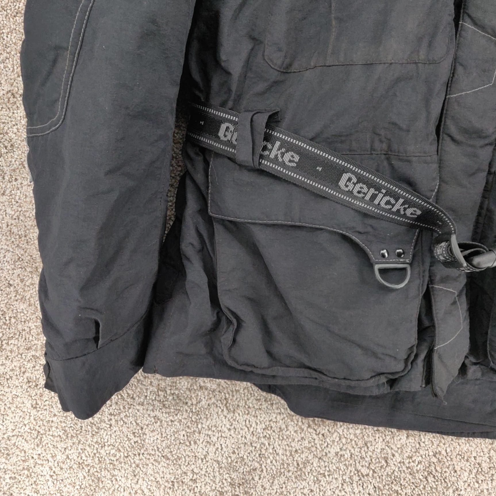 Vintage Hein Gericke Jacket Mens XL Motorcycle Protective Liner Hi Dry Logo Black Size US XL / EU 56 / 4 - 3 Thumbnail