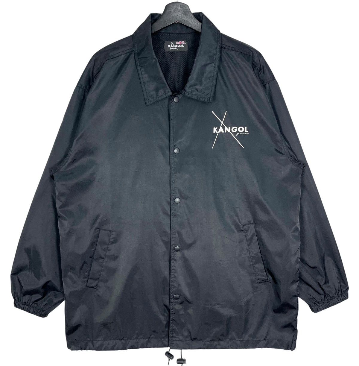 Kangol Kangol Mirror Print Logo Coach Jacket Size US XL / EU 56 / 4 - 2 Thumbnail