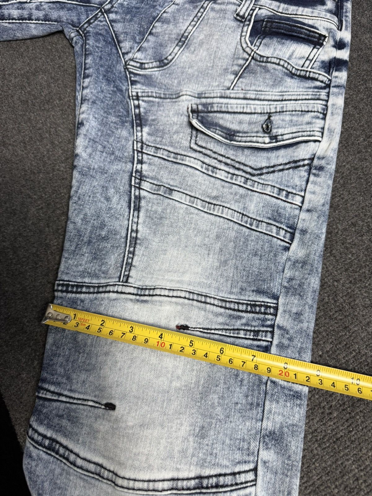 Japanese Brand Y2K 00s Japanese Punk Cipo&Baxx Punk Rock Biker Jeans Denim Size US 32 / EU 48 - 21 Thumbnail