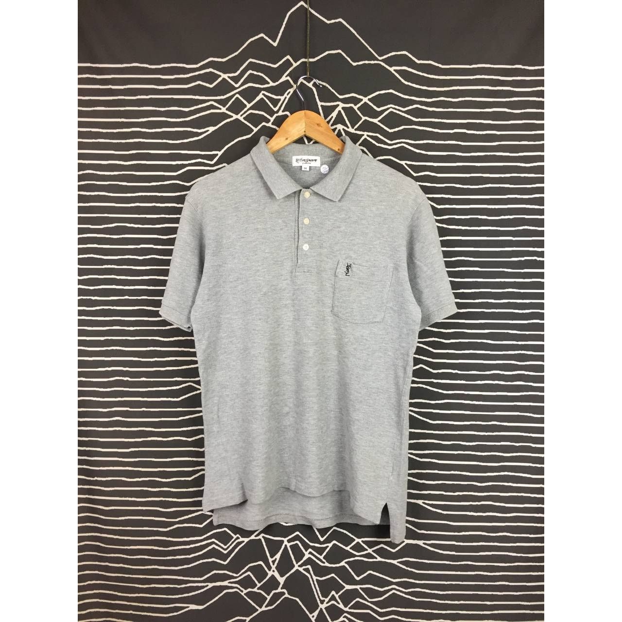 Yves Saint Laurent Vtg YSL Yves Saint Laurent Pour Homme Pocket Polo Tee Size US M / EU 48-50 / 2 - 2 Thumbnail