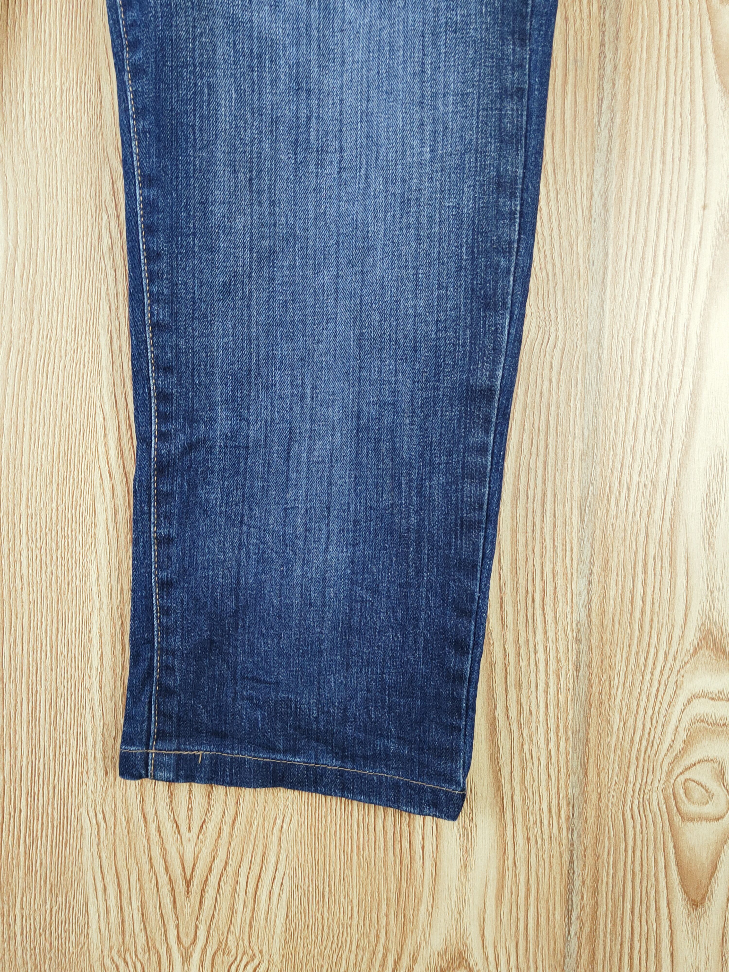 Japanese Brand Japanese Brand Dark Blue Distressed Ripped Jeans #W934 Size US 38 / EU 54 - 6 Thumbnail