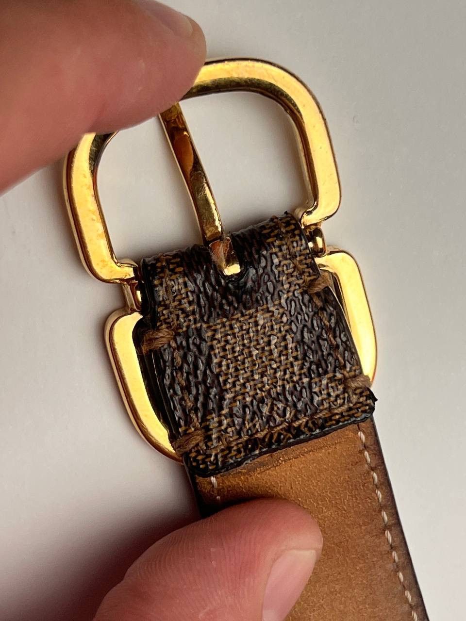 Louis Vuitton Louis Vuitton Damier Ebene Mini 25 MM Belt Size ONE SIZE - 13 Thumbnail