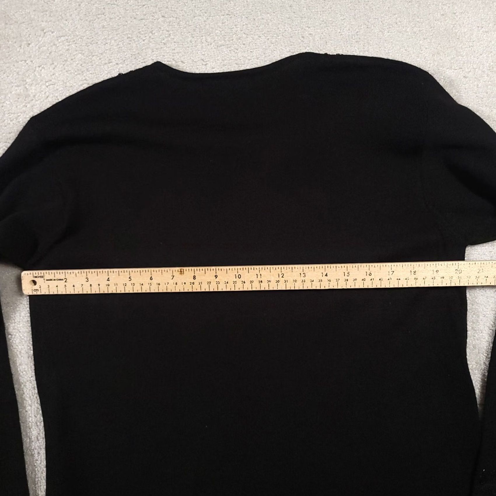 Vintage VINTAGE Outlander Sweater Women's Large Black V-Neck Sequin Beaded Knit Long Sleeve Pullover 80s 90s Party/Cocktail Casual Size L / US 10 / IT 46 - 7 Thumbnail