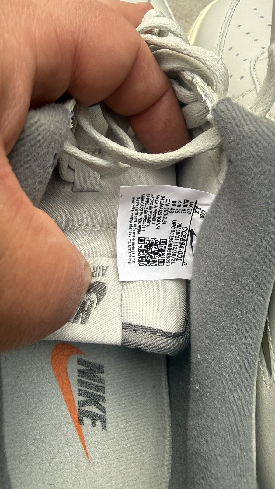 Nike Nike Air Force 1 '07 LX Light Bone/Pale Vanilla Size US 11 / EU 44 - 4 Thumbnail
