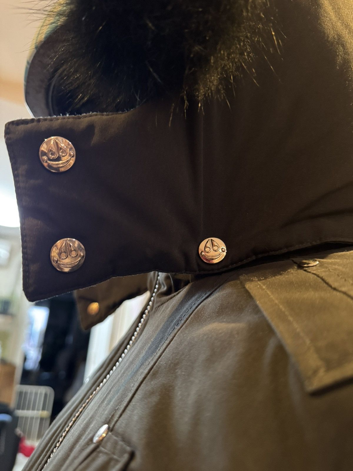 Moose Knuckles Moose Knuckles shearling Bomber Granite/Black L — Like New Size US XS / EU 42 / 0 - 6 Thumbnail