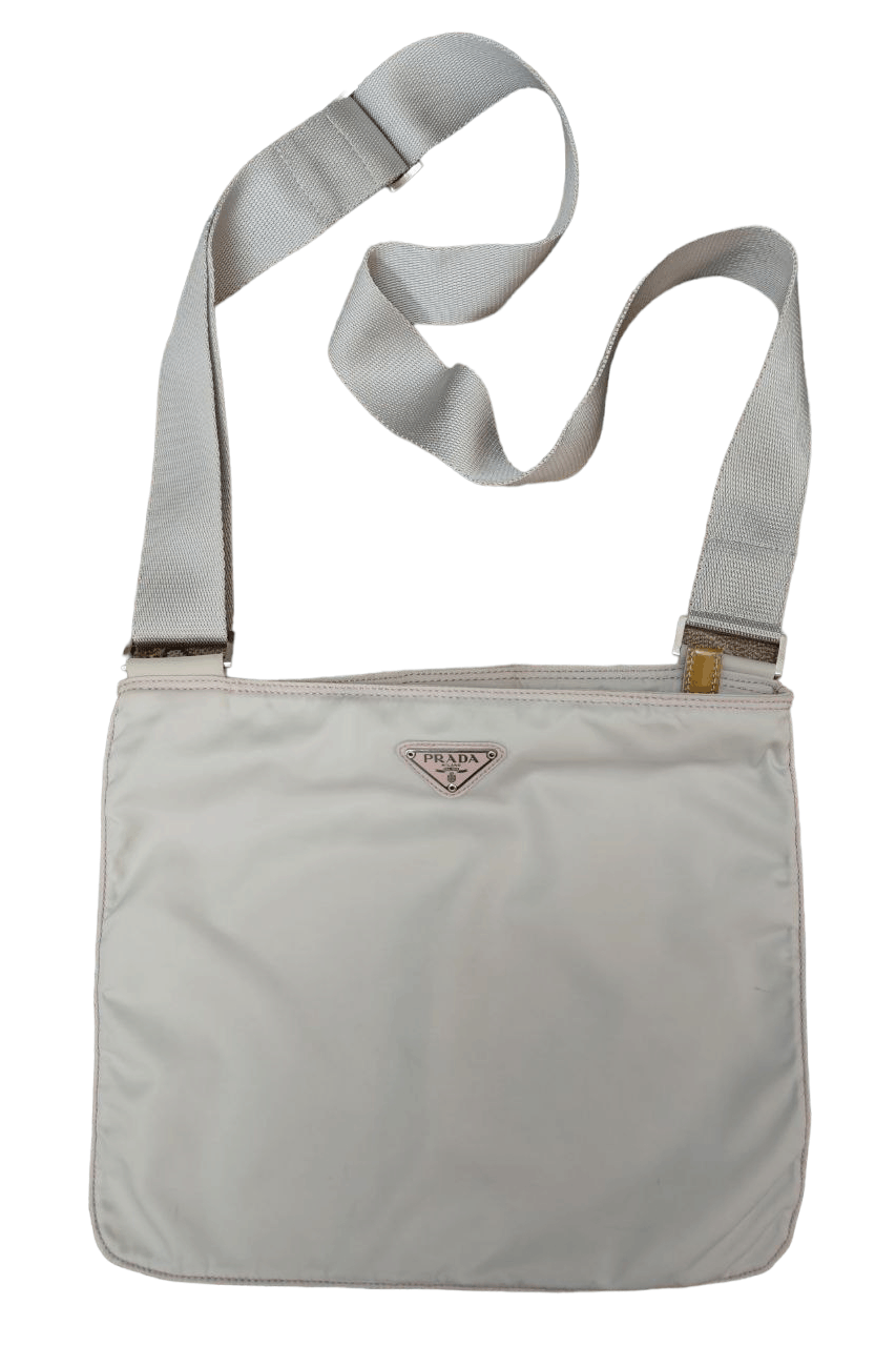 Prada Prada Sling Bag Pink Threading with Pink Logo Size ONE SIZE - 4 Thumbnail