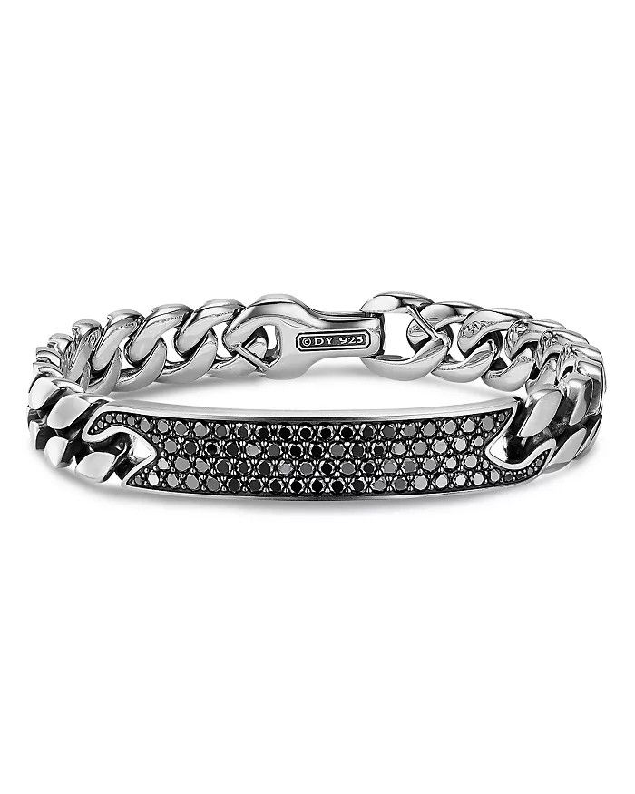 David Yurman o1w1db10325 Size:OS/ Curb Chain Id Bracelet in Silver Size ONE SIZE - 1 Thumbnail