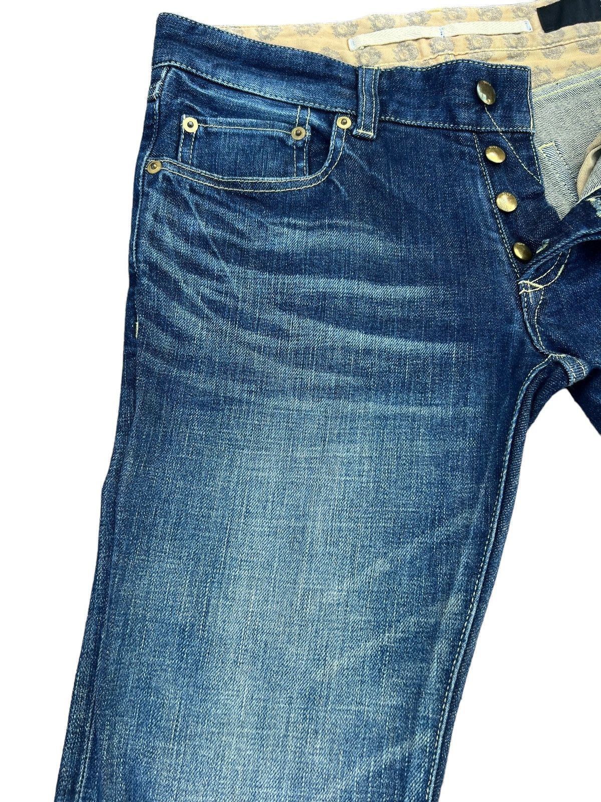 20471120 RICO Japan Fade Blue Denim Bootcut Jeans Size US 29 - 6 Thumbnail