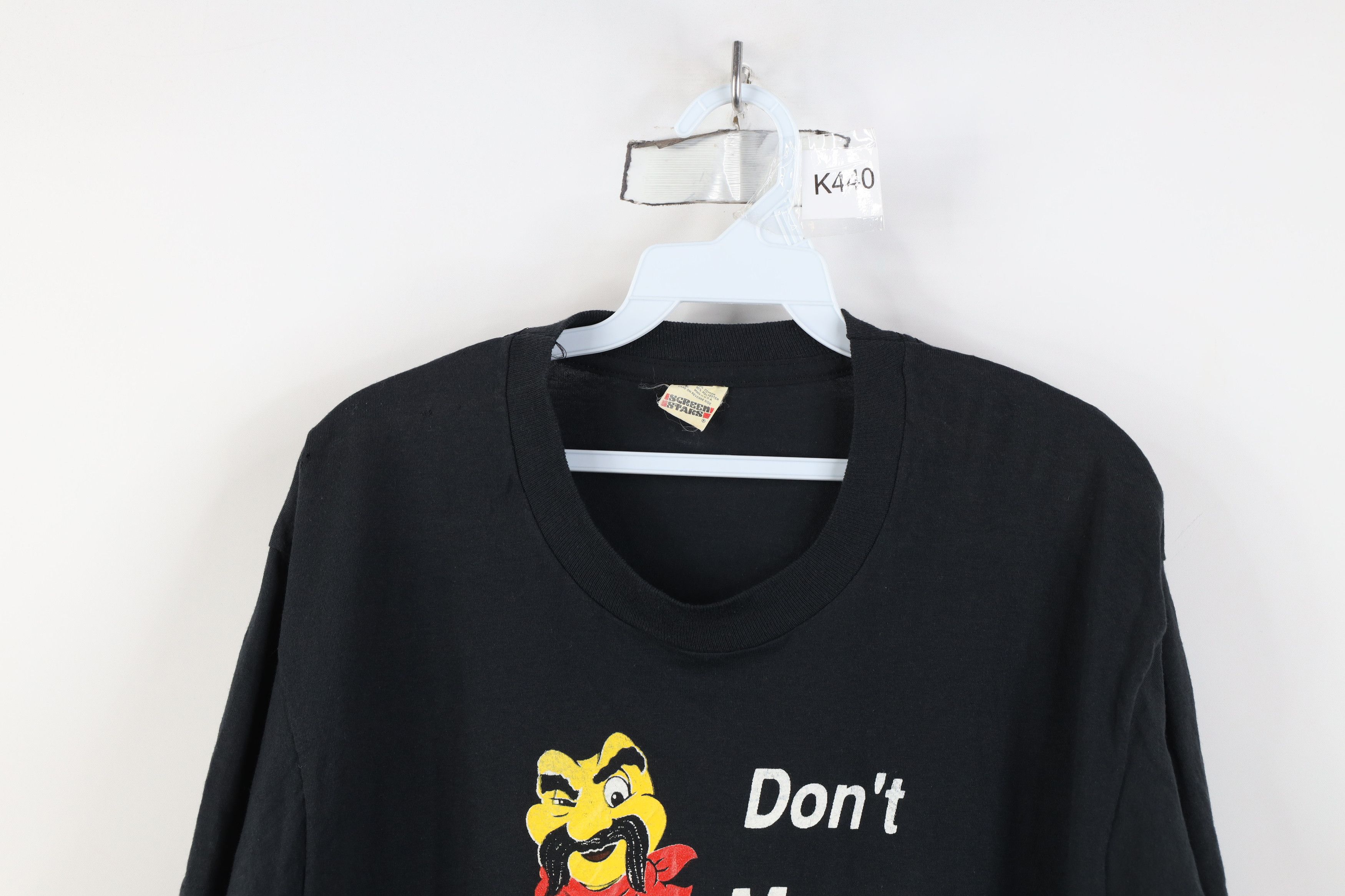 Vintage Vintage 80s 90s Alban Mezcal Tequila Worm T-Shirt Black USA Size US L / EU 52-54 / 3 - 2 Thumbnail