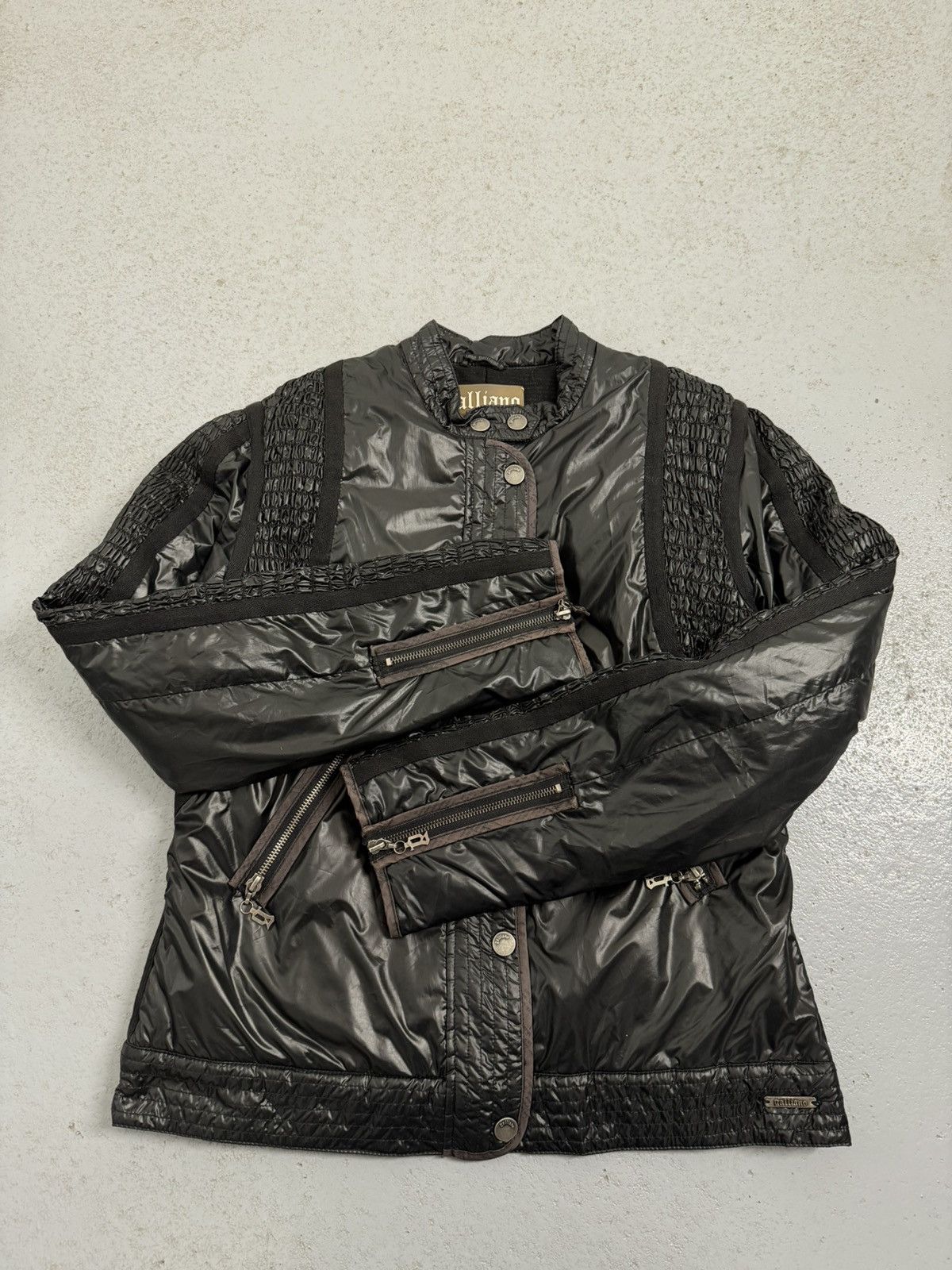 John Galliano John Galliano Glossy Insulated Jacket Size US M / EU 48-50 / 2 - 8 Thumbnail
