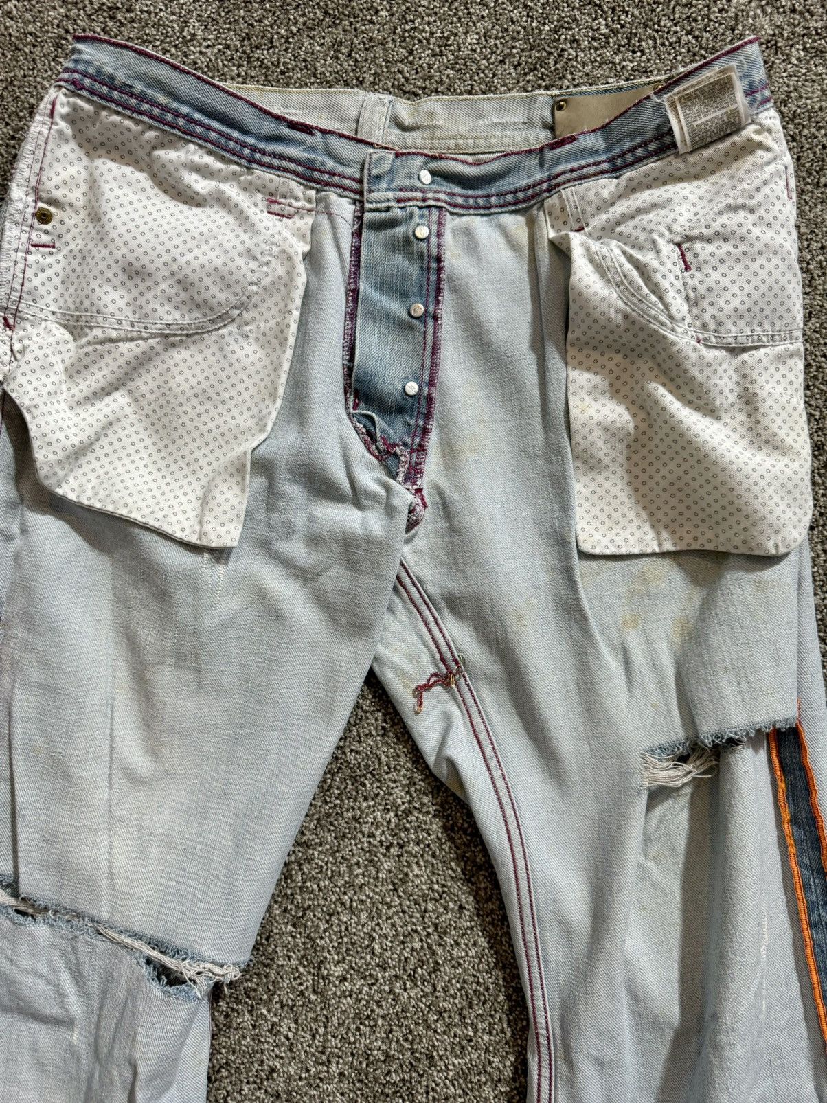 Diesel × Japanese Brand × Vintage 🦄 DIESEL WIDE FLAIR DISTRESSED AMAZING 🔥 Size US 36 / EU 52 - 17 Thumbnail
