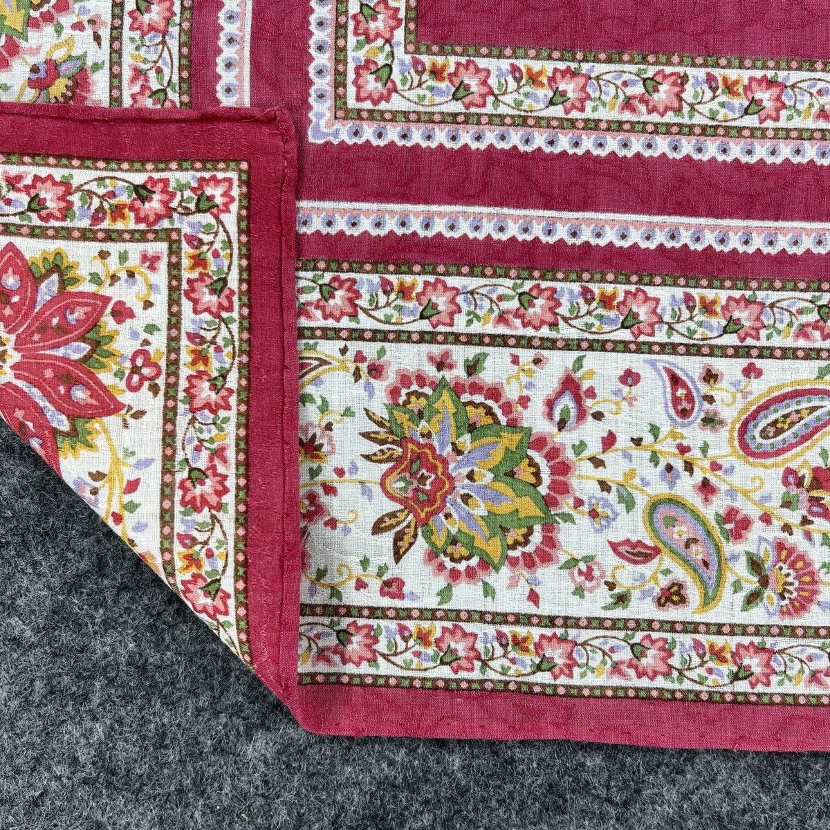 Vintage × Yves Saint Laurent Yves Saint Laurent Handkerchief / Bandana / Neckerchief B892 Size ONE SIZE - 6 Thumbnail