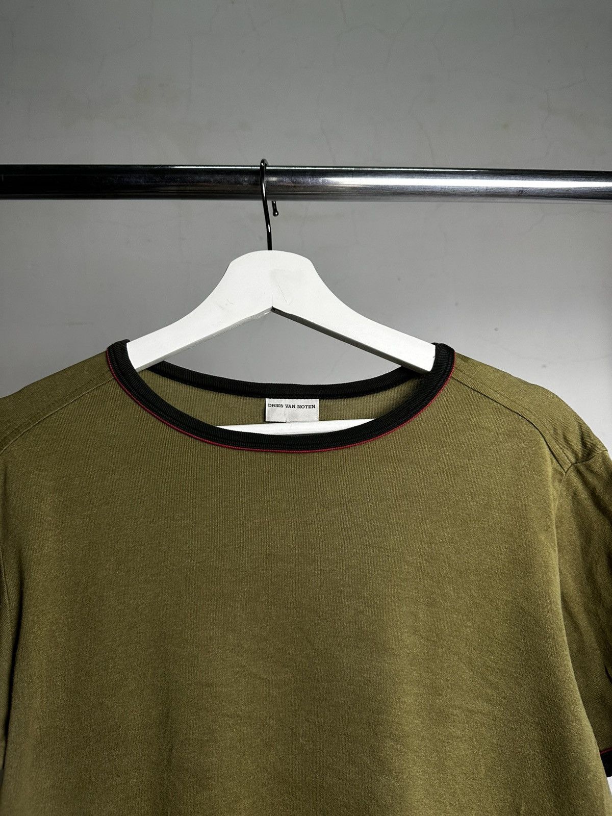 Dries Van Noten Dries Van Notten Ringer Tshirt Size US M / EU 48-50 / 2 - 3 Thumbnail