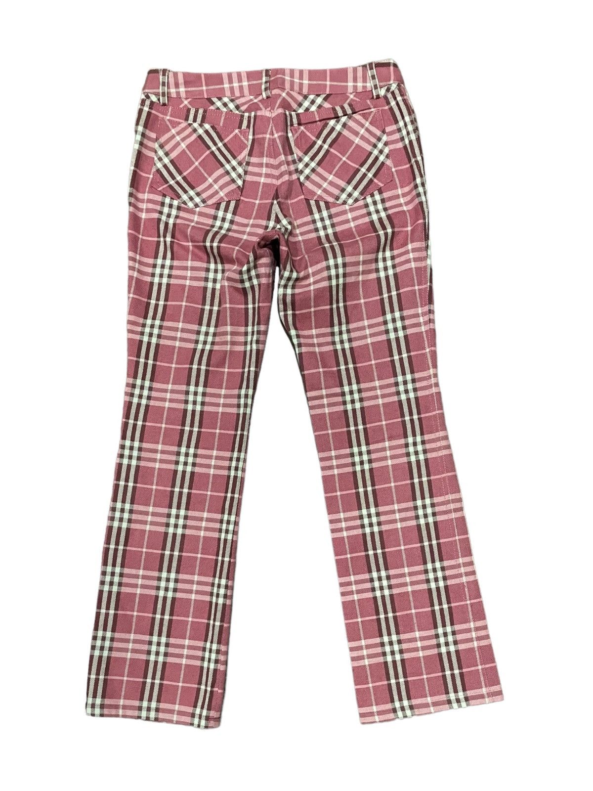 Burberry × Designer Burberry Blue Label Checkered Denim Size 29" - 5 Thumbnail