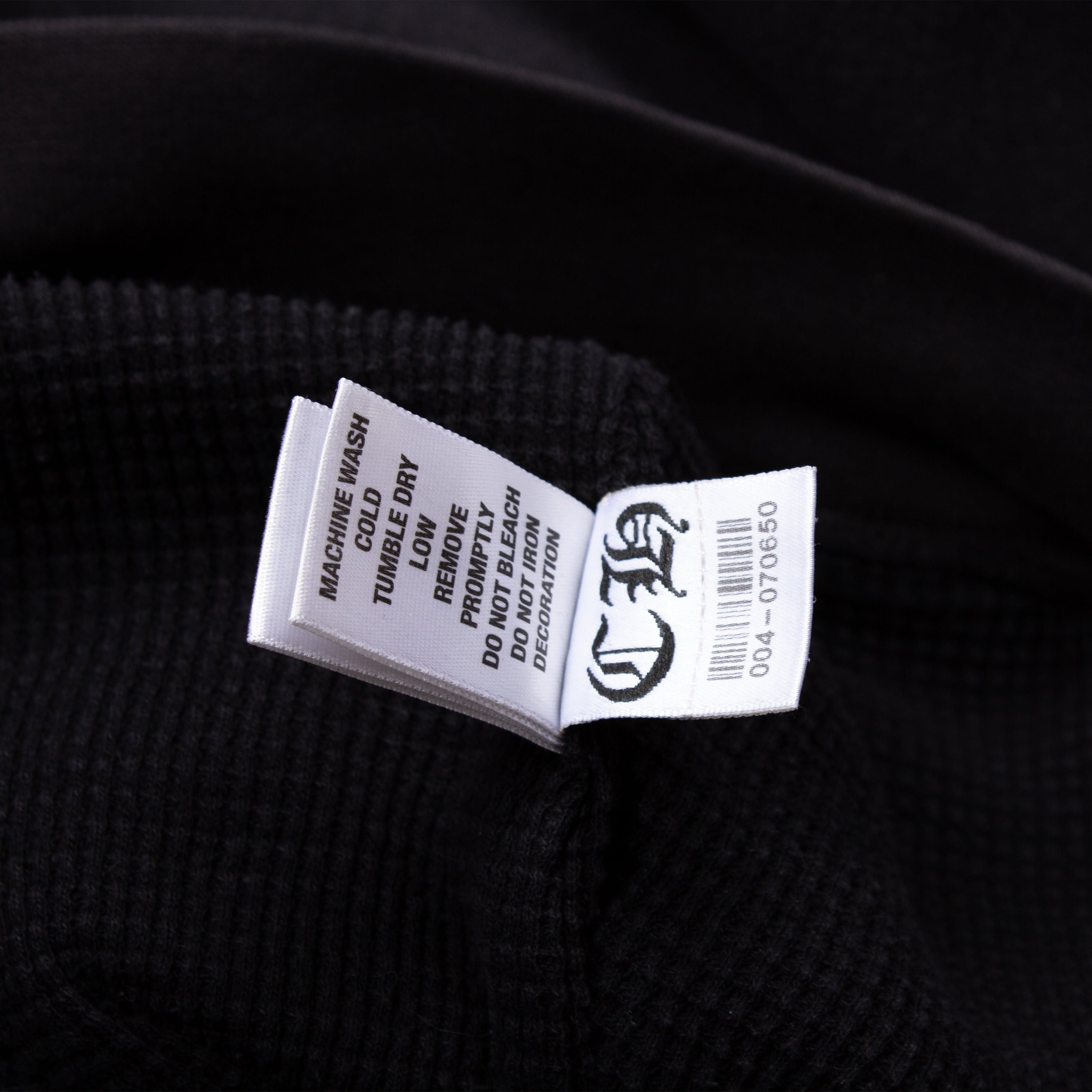 Chrome Hearts CHROME HEARTS BALCK THERMAL HORSESHOE HOODIE (OG) Size US L / EU 52-54 / 3 - 7 Thumbnail