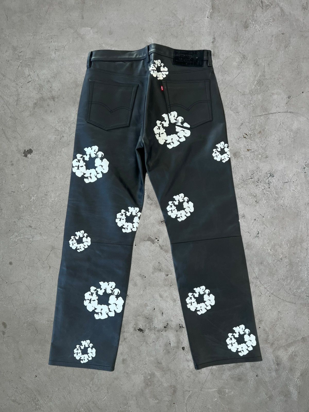 DENIM TEARS × Levi's Denim Tears Leather Levis Pants Size US 36 / EU 52 - 2 Thumbnail