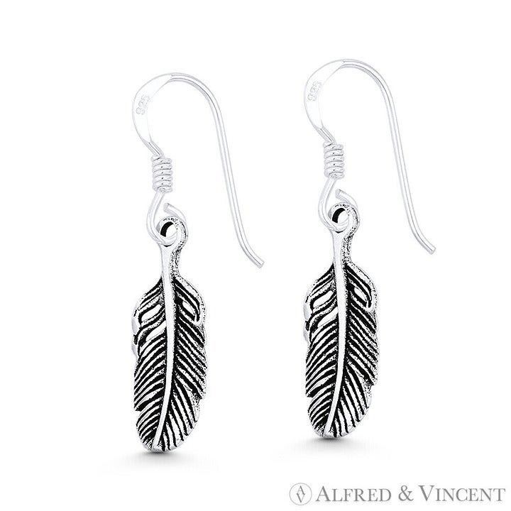 Other Bird's Wing Feather Dangling Hook Earrings Size ONE SIZE - 1 Preview