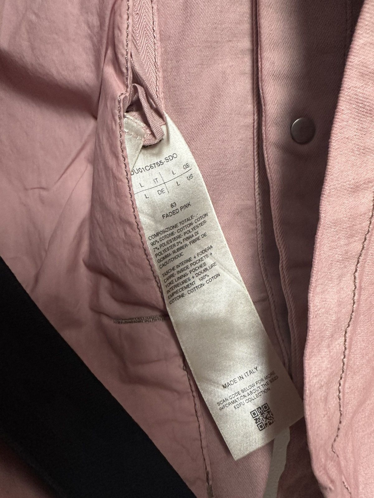 Rick Owens DRKSHDW Faded Pink Overshirt Size US L / EU 52-54 / 3 - 9 Thumbnail