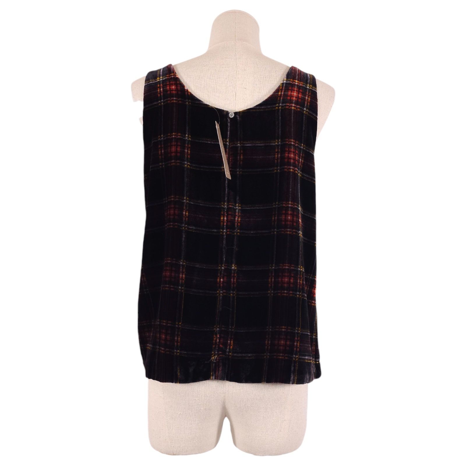 J.Crew NWT J. Crew Stewart Tartan Plaid Velvet Tank Top Sz 2 Size XS / US 0-2 / IT 36-38 - 3 Thumbnail
