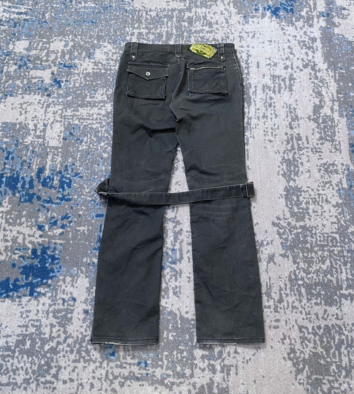 Hysteric Glamour Ba-tsu Bondage Washed Studded Jeans Size US 32 / EU 48 - 2 Thumbnail