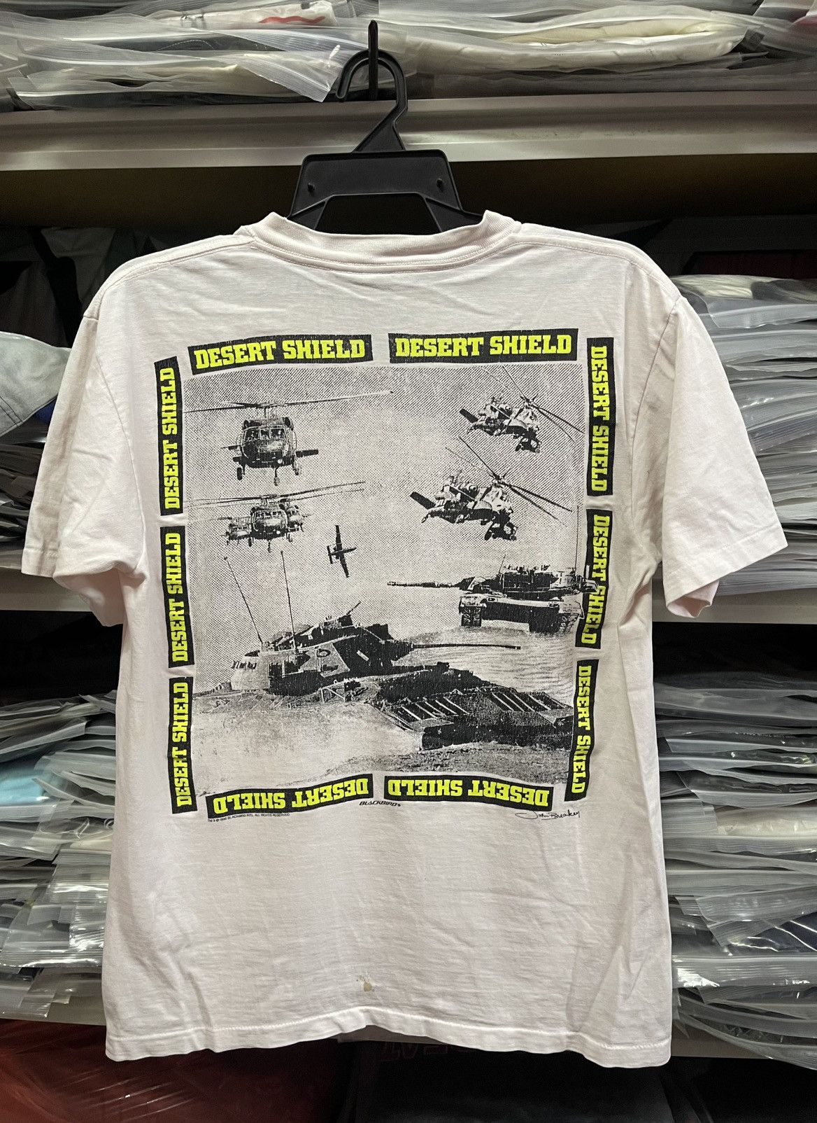Vintage Vintage 90's Operation Desert Shield Very Rare🔥🔥🔥 Size US L / EU 52-54 / 3 - 6 Thumbnail
