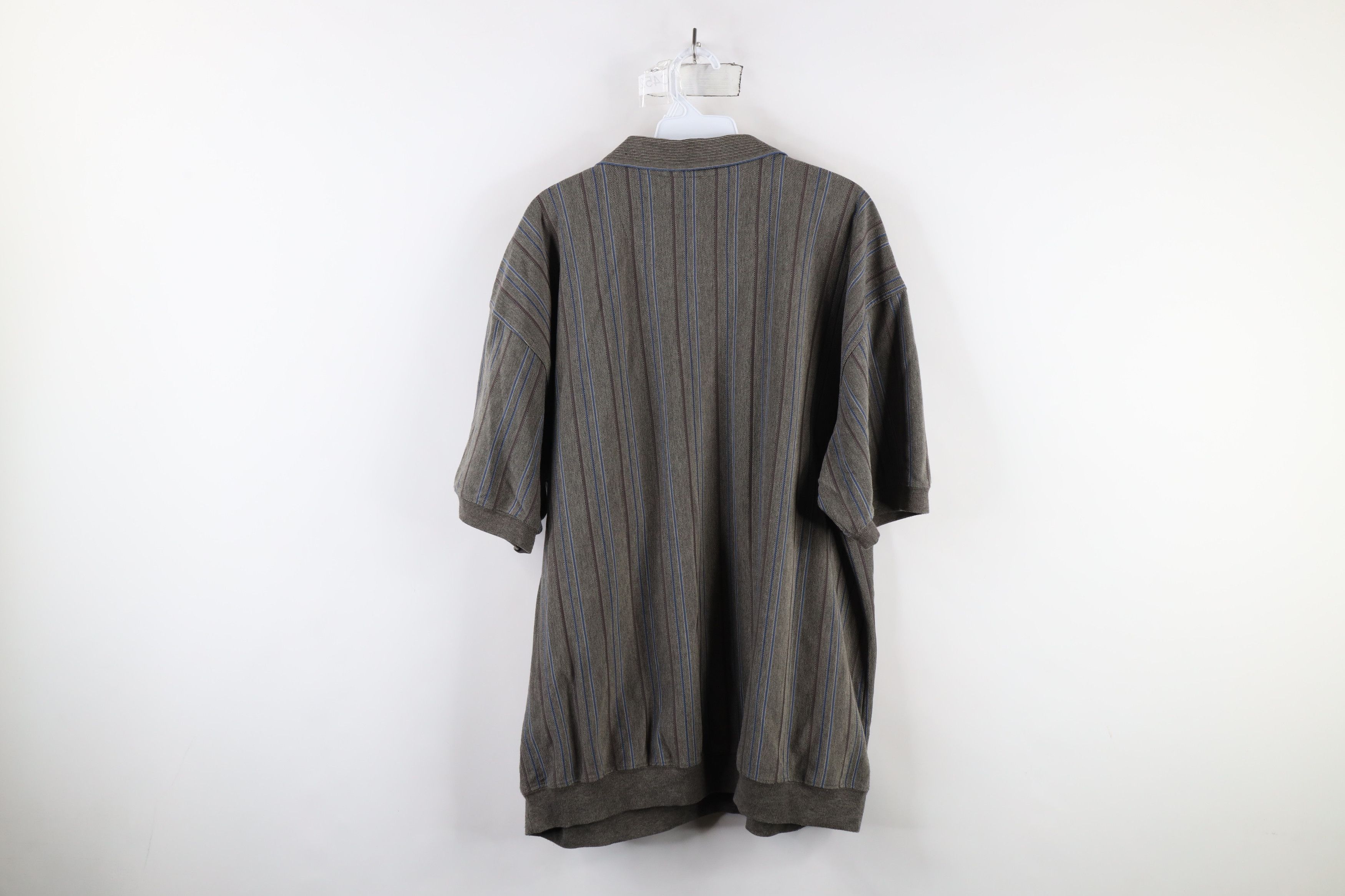 Vintage Vintage 90s Streetwear Knit Collared Pullover Polo Shirt Size US XXL / EU 58 / 5 - 8 Thumbnail