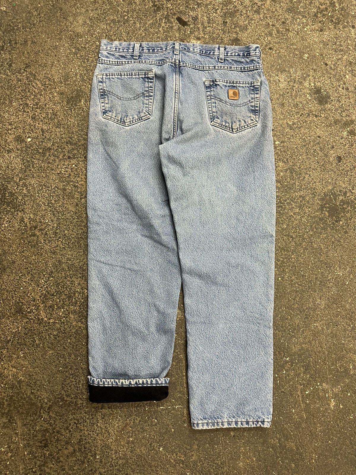 Carhartt × Vintage Carhartt Sherpa lined jeans Size US 38 / EU 54 - 1 Thumbnail