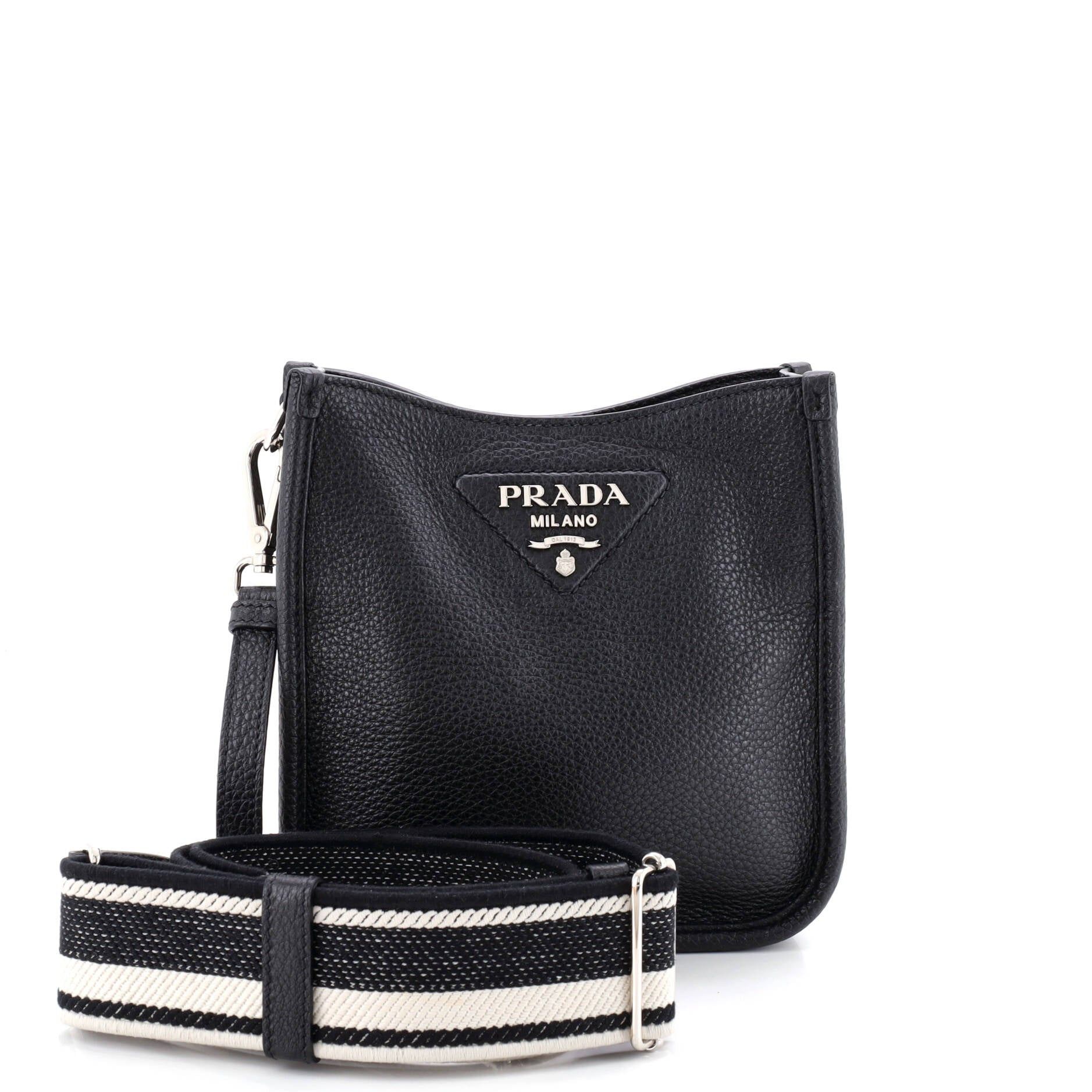 Prada Logo Strap Crossbody Bag Size ONE SIZE - 1 Thumbnail