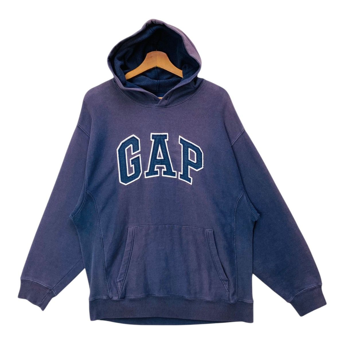 Gap Vintage GAP Hoodie Sun Faded Big Logo Pullover Jumper Size S Size US S / EU 44-46 / 1 - 1 Thumbnail