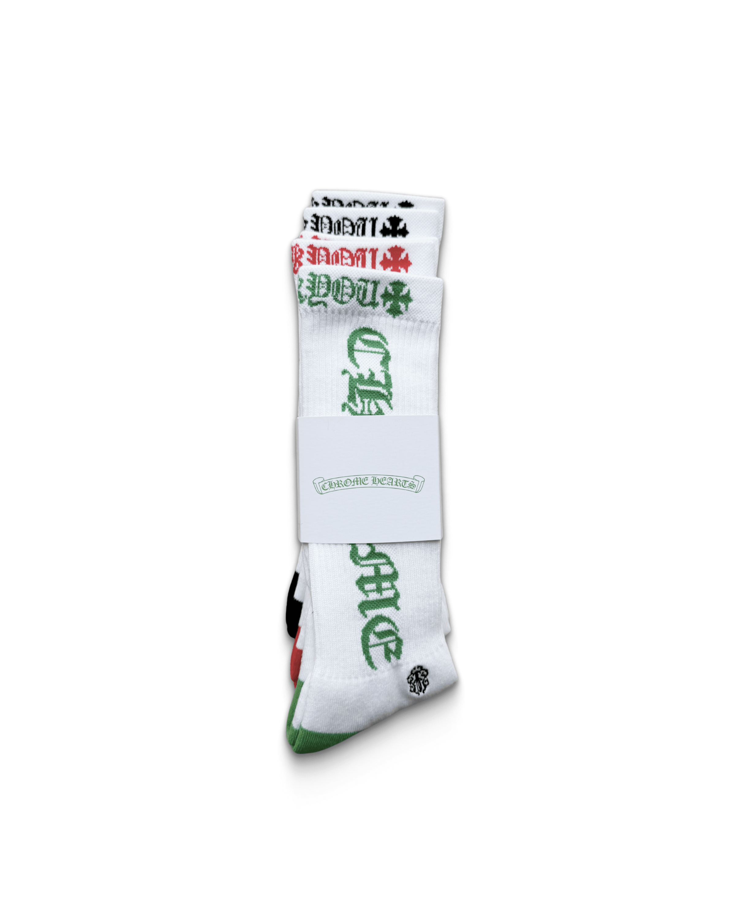 Chrome Hearts Chrome Hearts F*ck You Socks (3 Pairs) Size ONE SIZE - 2 Thumbnail