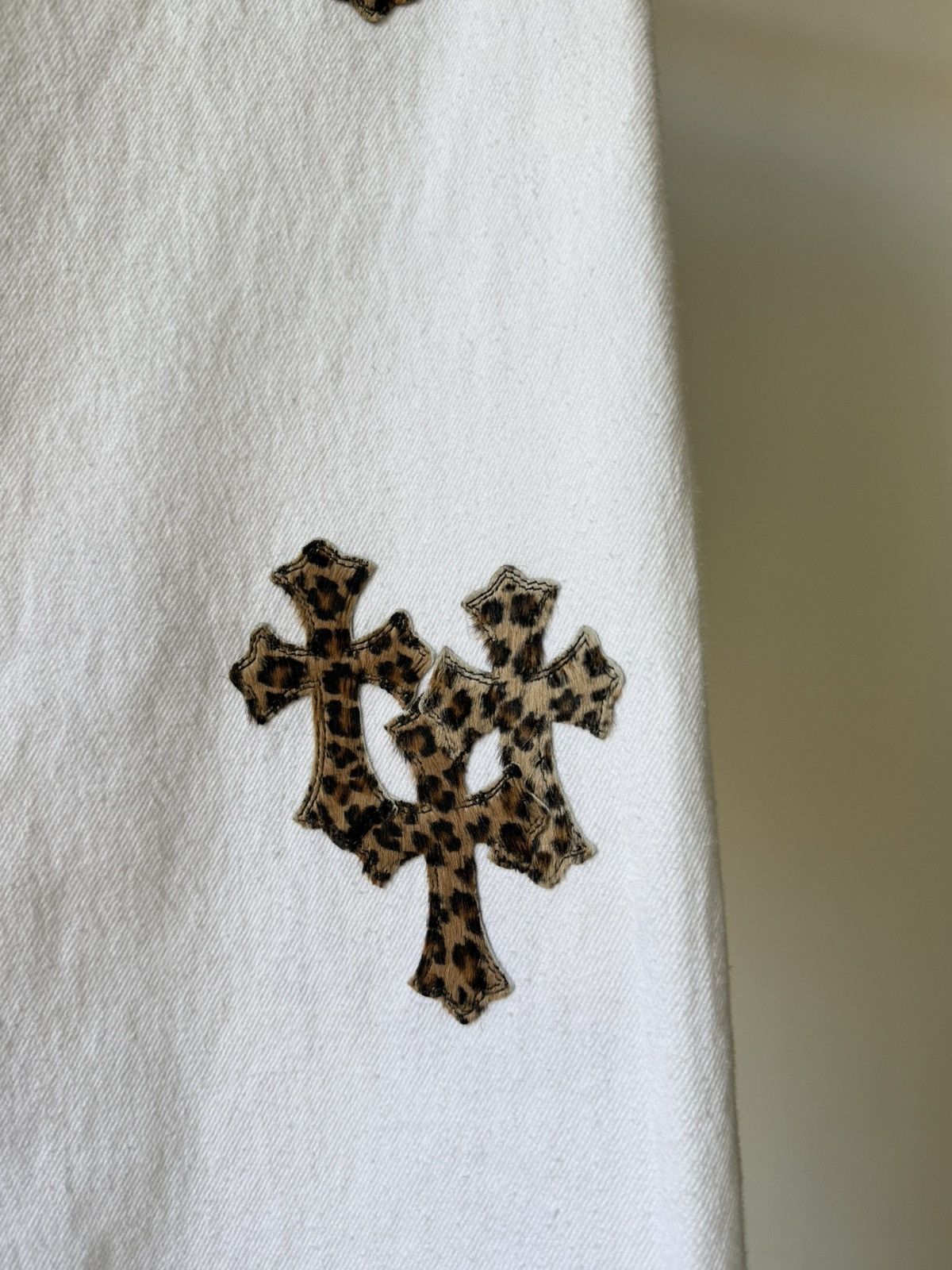 Chrome Hearts Chrome Hearts White & Cheetah Patch 501 Size US 30 / EU 46 - 5 Thumbnail