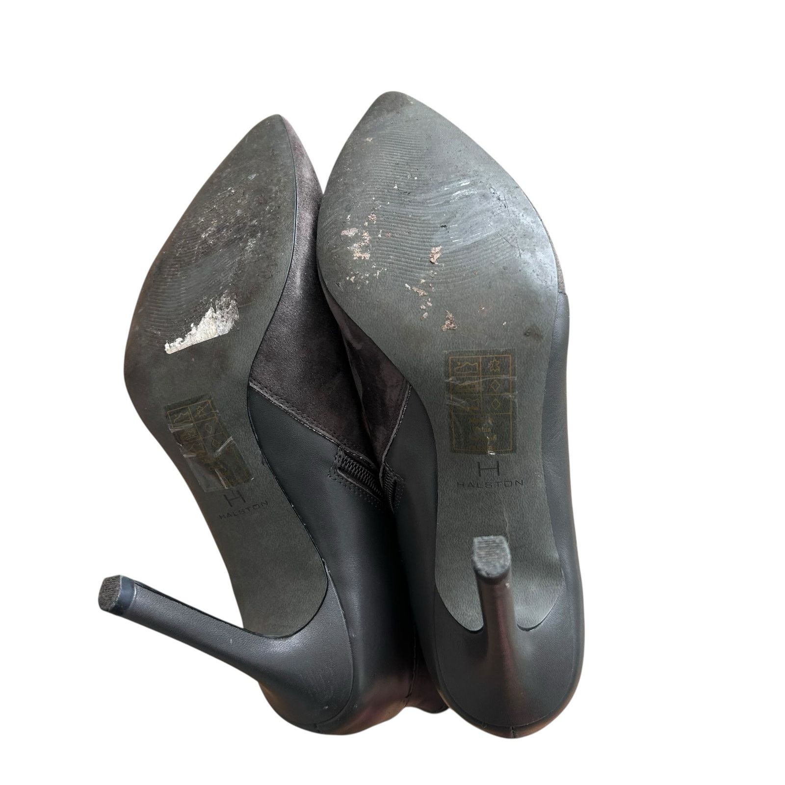 Other Halston Gray Suede Irene Stiletto Boots Sz 10 Size US 10 / IT 40 - 7 Thumbnail